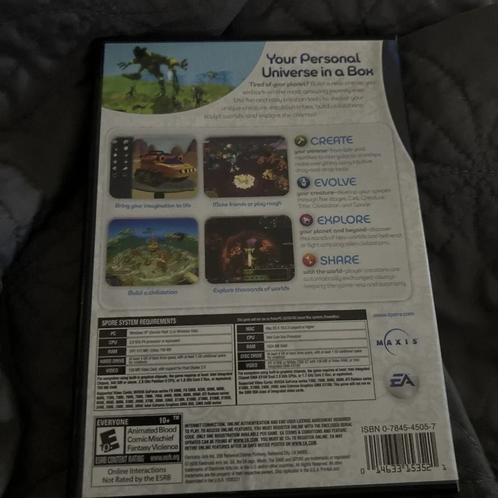 Spore (Windows/Mac, 2008)‎